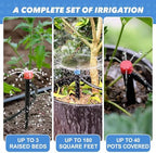 232FT(en) TATA Drip Irrigation System Automatic Garden Irrigation System Kit - Smart Drip & Sprinkler Watering System for Lawns, Flower, Vegetable Gardens -Water-Efficient Quick-Connect Fittings - Image 2