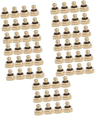SUPVOX 60pcs Heavy Duty Brass Misting Nozzle Replacement for Water Sprayer Garden Hoses by SUPVOX