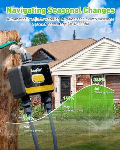 RainPoint WiFi Water Timer for Garden Hose,Yellow - Image 5