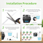 Automatic Indoor Plant Waterer, Dual Pump Drip Irrigation System with Timer, 20 Adjustable Drippers, Self Watering for Potted Plants, Easy Setup - Image 5