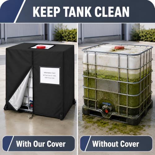 IBC Tote Cover 275 Gallon Waterproof 420D Water Tank Cover - Image 5