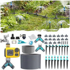 100FT Drip Irrigation System Kit with Water Timer for Garden by Unknown