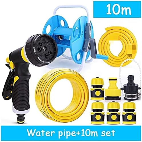 Garden Hose Flexible and Expandable Latex Water Hose with Retractable Solid Brass Fittings and Nozzle Kink Free Lightweight Collapsible Expending Hose (Color : Water Pipe+10m Set) - Image 2