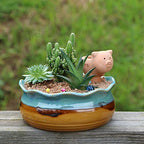 Cute Animal Shaped Red Pottery Self Watering Stakes Watering Globes Pack of 5 - Image 5