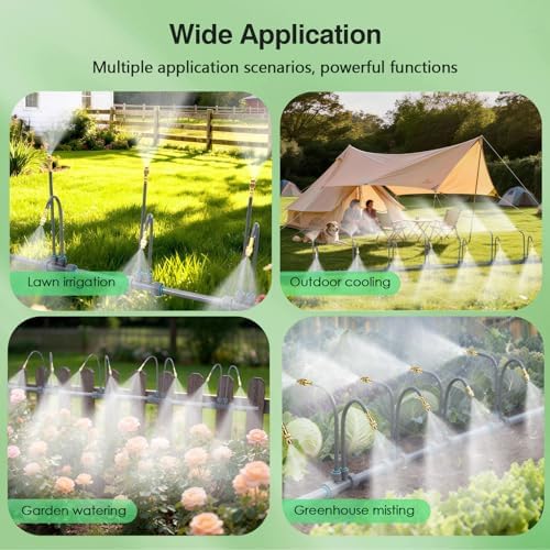 66 FT Drip Irrigation System - 360° Adjustable Garden Watering System - Image 5
