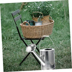 VICASKY Indoor Watering Can Long Spout Garden Outdoor Pots Galvanized Plant Self Potted Mister Sprinkler Water Can Drip Vintage Irrigation Useful Watering Can Stainless Steel Silver - Image 7
