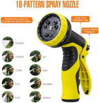 Expandable Garden Hose 100 ft with 10 Function Nozzle, 2026 New No Kink Flexible Water Hose 100ft, Lightweight, Leak-proof, 3/4" Solid Brass Fittings, 3750D Outer Fabric, Durable Expanding Latex Core - Image 4