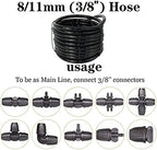 Watering Tubing Hose Pipe, PVC Garden Water Hose Irrigation Wate Tube1/8'' 1/4'' 3/8'' (Size : 4l7mm x 50m) - Image 4