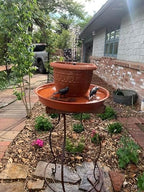 2 Pack of 22 inch Plant Saucer (19.1 inch Base), 3.6" Depth Tray, Large Deep Heavy Duty Saucers for Pots, Garden Bird Bath Bowl, Plant Trays for Indoors Outdoor (22", Terracotta) - Image 3