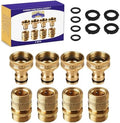 Gorilla Easy Connect Garden Hose Quick Connect Fittings ¾ Inch GHT Solid Brass Leak Proof to 200 PSI Heavy Duty by GORILLAEASYCONNECT
