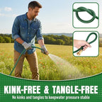 Garden Hose 50 ft, Non-Expanding Lightweight Kink-Free Flexible Water Hose - Image 4