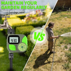 Sprinkler Timer for Garden Hose - Irrigation Timer for Outdoor Faucet, Automatic Programmable Watering Irrigation with Rain Delay/Manual Mode, Watering System Drip Irrigation for Yard Lawn Pool - Image 5