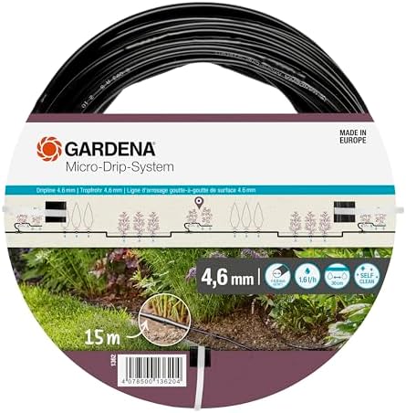 Gardena Above Ground Drip Irrigation Line Micro-Drip-System 3/16" by Unknown