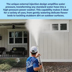 X-Jet M5 Nozzle Only #16 - Adjustable Long-Range External Injection Pressure Washing - From 0 to 60 Degree Spray Pattern - Replacement Nozzle for X-Jet M5 Kit- W/ 2000 to 4500 PSI 5-6.5 GPM - Image 6