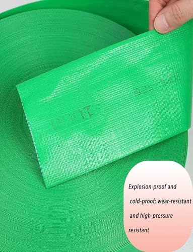 Flat Sprinkler Irrigation Hose, Anti‑Explosion Agricultural Tubing, Green Drip Irrigation Tape for Garden, Vegetable, Farm, Watering(3inch-50m/164ft) - Image 6