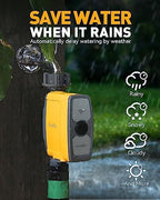 RAINPOINT Sprinkler Timer WiFi Water Timer, Smart Hose Timer, WiFi Sprinkler Controller Automatic Watering System Irrigation Water Valve, APP & Voice Control, Weather-based Auto Rain Delay, For Garden - Image 3