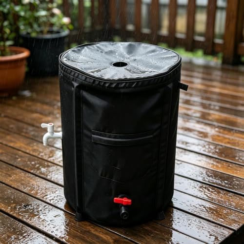 Côllapsible Rain Water Collection Barrel – Portable PVC Storage with Faucet - Image 2