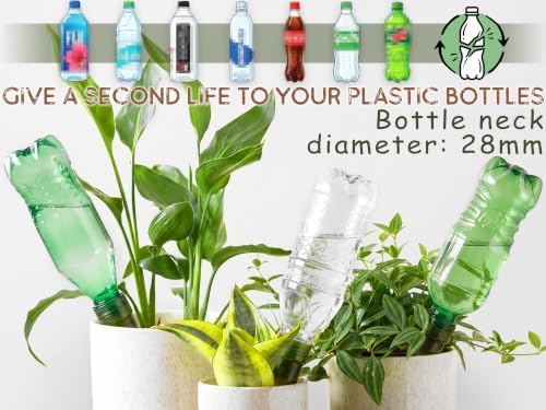 Plant Self Watering Stakes Automatic Terracotta Bottle Adapter Devices - Image 4