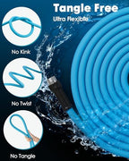AAIN 75 FT RV Water Hose with Storage Bag, 5/8" Premium Lead‑Free Drinking Water Hose, Heavy Duty, No‑Kink Flexible Design, Ideal for RV, Camper, Truck, Garden – Blue - Image 5