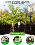 7-in-1 Soil Moisture Meter for Plants with Solar Wireless Probe Soil Tester - Image 4