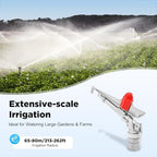 Agriculture Irrigation Spray Gun Sprinkler Large-Area 360° Adjustable Watering (2'' Update) - Image 4