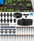 40FT Main tube1/2 Drip Irrigation System Kit with 40 Adjustable Nozzles by ELDEROAKI