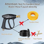 Selkie Foam Cannon with Pressure Washer Gun and Dual Connector, 3-in-1 Car Foam Cannon Kits with 1/4 Inch Quick Connector, 7 Pressure Washer Nozzle Tips, Dual-Connector Accessory - Image 5