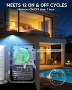 T104M Mechanical Pool Timer Switch Mechanism Only 208–277 V, 40 A, DPST - Image 4