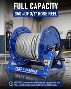 Pressure Washer Hose Reel 350FT x 3/8" or 455FTx1/4” - Image 2