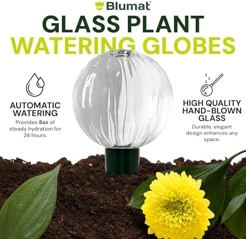 Blumat Glass Plant Self-Watering Globes - Automatic Houseplant Drip Waterer - Image 5
