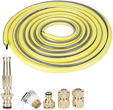 Garden Watering Sprayer Kit High Pressure Brass Nozzle Adjustable Water Sprayer for Car Washing and Garden Irrigation with 5m Hose and Quick Connectors - Image 6