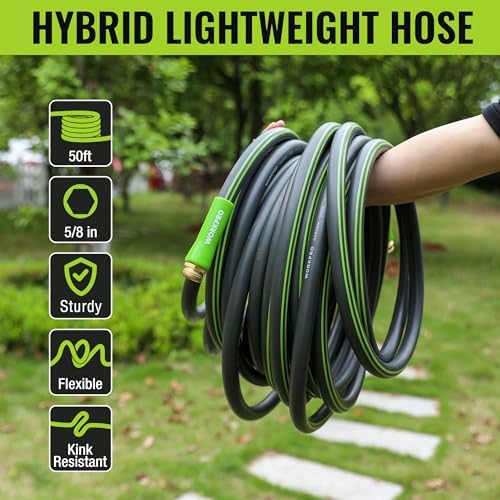 WORKPRO Garden Hose 5/8" x 50FT, Heavy Duty - Image 2