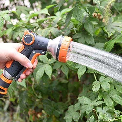 Xiaochen Heavy Duty Adjustable Garden Hose Nozzle Multifunction Lawn Garage Patio Plant Water Hose Nozzle Sprayer Car Wash Outdoor Garden Pet Bathing Flow Controls Home Handheld - Image 5