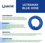 Underhill UltraMax Commercial Garden Water Hose, Lightweight, Heavy-Duty, Flexible, Anti-Kink, 1200 psi, H75-125B, ¾ Inch x 125 ft, Blue - Image 3