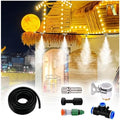 ERRULAN Commercial Misting Water Cooling System, Adjustable Water Flow Spray Kit for Restaurant, Bar, Café & Outdoor Seating, Heat Relief Cooling System by ERRULAN