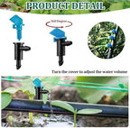 Drip Emitter 150 Pieces Irrigation Drip Emitter Garden Flag Dripper Trees and Shrubs(ColorB) - Image 3