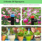250FT Drip Irrigation Kit – 2026 New Quick-Connect Micro Irrigation System with 1/4'' 1/2'' Tubing, Locking Nozzle Emitters, Adjustable Misting Sprayers for Gardens, Lawns,Raised Beds and Greenhouses - Image 6