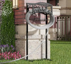 Freestanding Garden Hose Holder - Heavy Duty Metal Stand for 150ft Hose - Outdoor Organizer and Storage Rack - Image 2