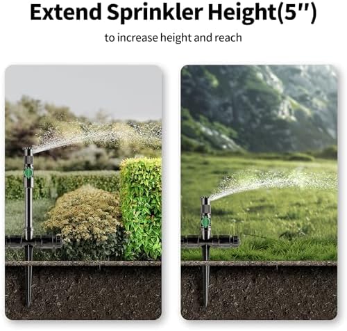 Multi-Adjustable Above Ground DIY Irrigation Sprinkler System - Image 6