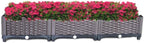 YSUEFIJO Planter Box Outdoor Plastic, Raised Garden Bed Planter Box, Planter Raised Beds for Vegetables, for Easy DIY and Cleaning, for Planting Outdoor Plants Vegetables by WELCOMETOYSUEFIJO