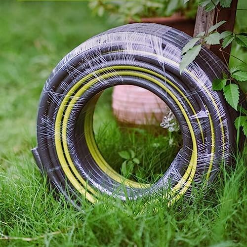 Flexible Garden Hose Pipe - Watering Hose Pipe with 7 Function Spray Nozzle, Hose Pipe Reel Outdoor 3 Layer PVC Irrigation Watering with Connectors Set (Color : Green, Size : 15m) - Image 5