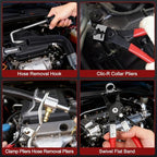 13 PCS Hose Clamp Pliers Set for Coolant Radiator Heater/Water Hose - Image 5