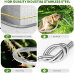 Unywarse Garden Hose 100FT Metal Water Hose with 10 Function Nozzle No-Kink - Image 5