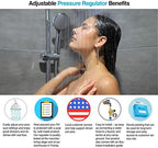 Renator RV Water Pressure Regulator for RV Camper. Brass Lead-free Adjustable Water Pressure Regulator with Gauge for Camper Travel Trailer, Reducer Valve W Filter. M22-0660R. - Image 2