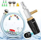 Magula Adjustable Long Range Pressure Washer Nozzle Kit, 4–4.5 GPM Downstream Injector, 40FT Spray, 1/4” Quick Connect, 15 Feet Hose, Pressure Washer Spray Nozzle | W/ 2000 to 4500 PSI by Magula