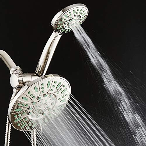 AquaDance Antimicrobial High Pressure 7" Rain & Handheld Shower Head Combo - Image 5