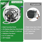 SPECILITE Garden Hose Reel With 100Ft Metal Water Pipe, 360° Rotation Frame - Image 2