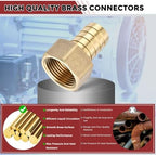 8pcs Brass Hose Barb Fittings 3/4" Hose Barb to 3/4" NPT Female - Image 4