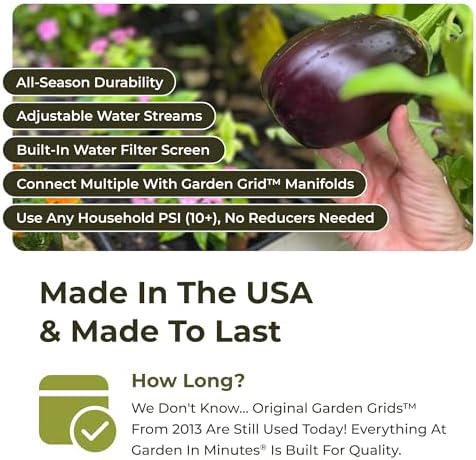 Garden Grid 2x8 | Garden Watering System for Raised Garden Bed | Cornerless - Image 4
