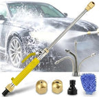 Heavy Duty Hose Nozzle with Spray Wand (Yellow-Extend) by Unknown
